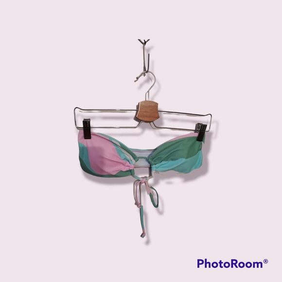 Shein Abstract Bandeau Bikini - Picture 1 of 4